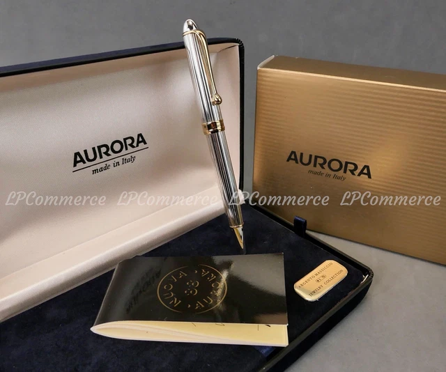 Stylo Bille Aurora 98 En Argent Massif 925/1000 - Stylo Prestige - Occasion Avec Recharge