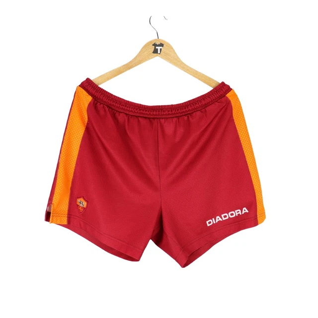 1997-98 AS ROMA Pantaloncini Home Diadora Ina Assitalia M (Top