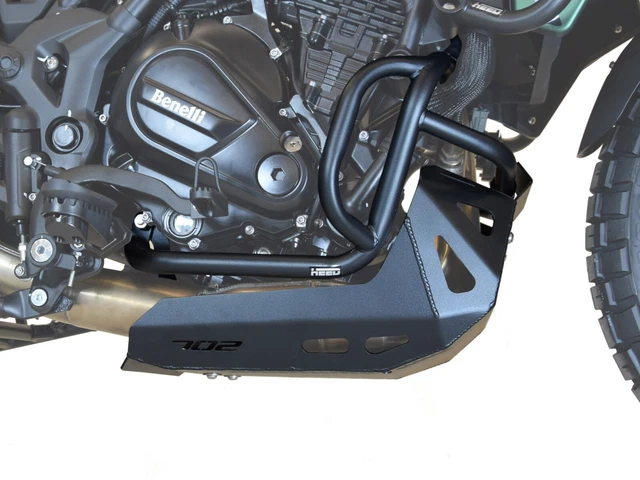 Pare-Carters Inférieurs HEED Pour TRK 702/702X - Protection Moteur Acier Noir