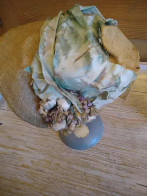 Très beau chapeau ancien de poupée ancienne Jumeau Steiner ou autre