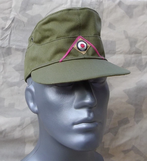Feldmütze Afrikakorps EREL mit Kokarde/Soutache Panzer Robert Lubstein Größe 61