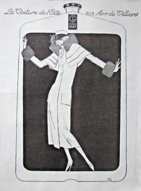 1924 Irat The Elite Car Press Advertisement - Illustrated Dufour