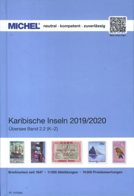 Michel Übersee Band 2 Teil 2 2019/2020, Karibische Inseln K-Z NEU, in Farbe!!