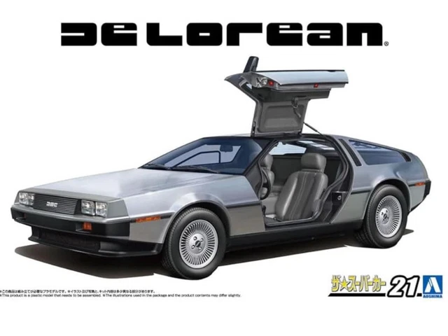 Maquette Aoshima Retour Vers Le Futur I : DeLorean Time Machine - Kit Neuf AO06436