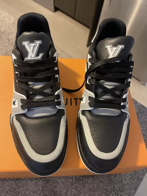 Buy Louis Vuitton Trainer Sneaker Boot 'Black Grey' - 1A54IS