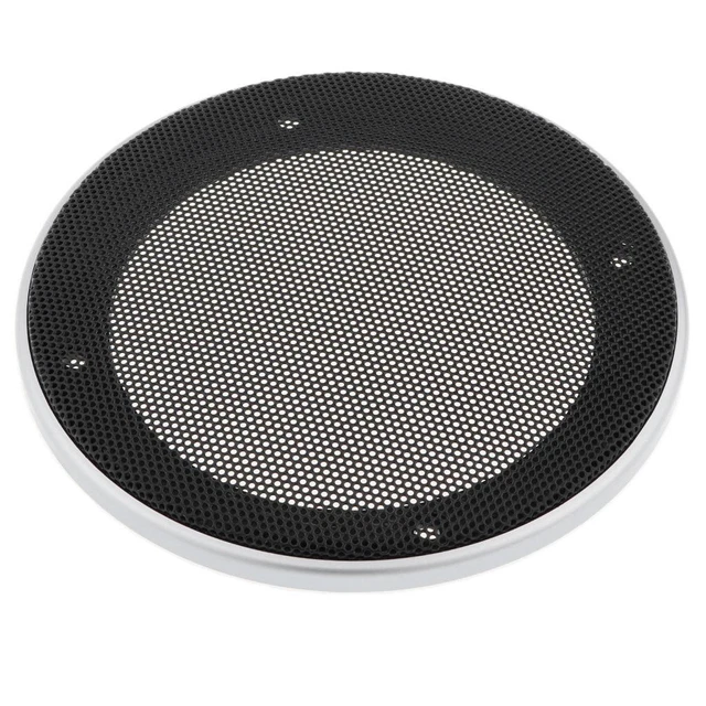 Grille Haut-Parleur Voiture Asudaro – Protection ABS Robuste Noir, Tailles 4" 6" 8" 10" 12"