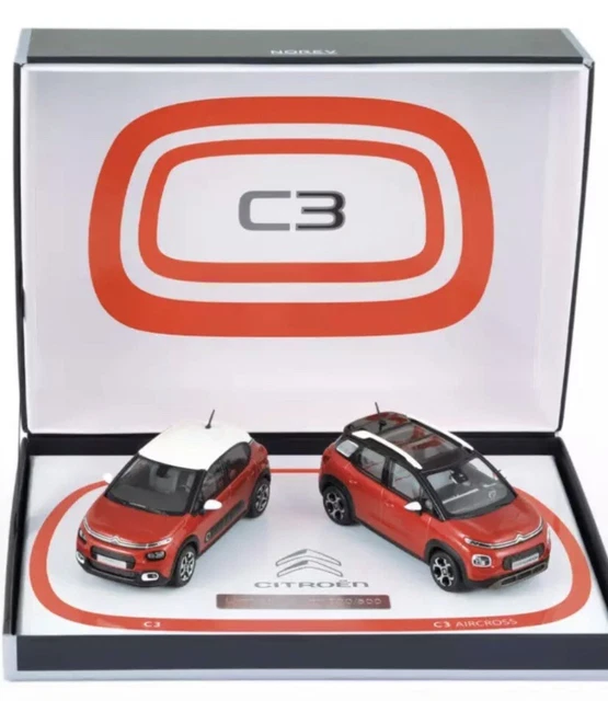 Coffret CITROËN C3 2016 - C3 Aircross 2018 NOREV 1/43ème