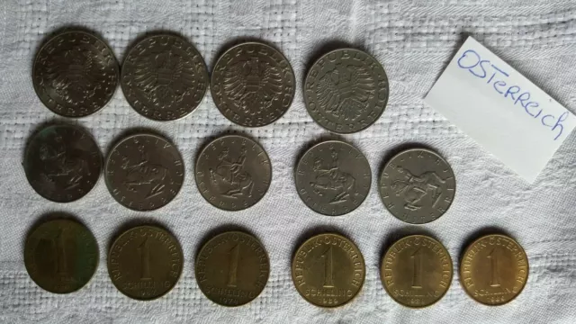 fond de tiroir lot pièces de  monnaie Osterreich  Autriche