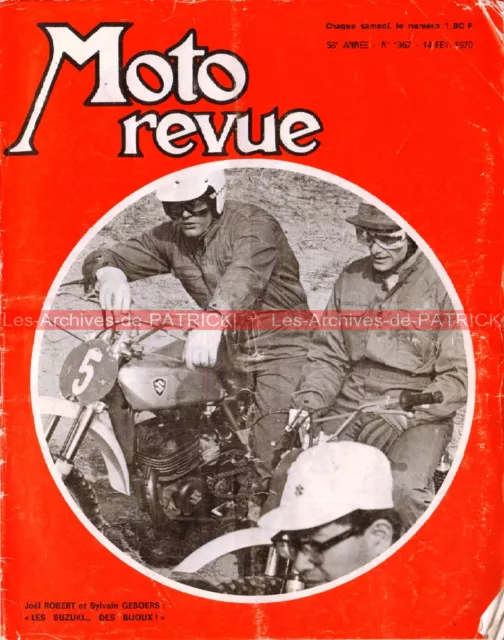 MOTO REVUE 1967 DRESDA 500 Triumph GILERA 125 175 MAICO 400 KAWASAKI H1 R 1970