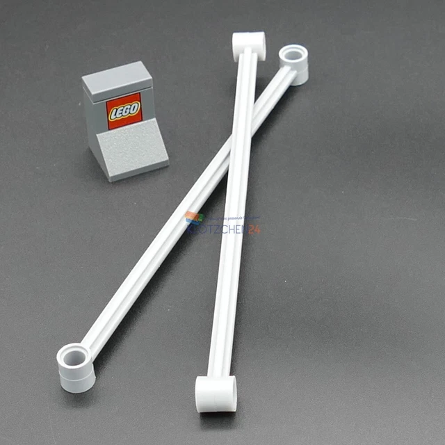 *4211556 LEGO® Technique Rod, 1x16, New Light Grey, # 2637, 2-Piece