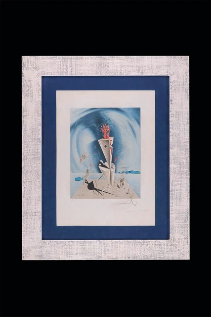 Salvador Dalí – 1927 – El Aparato En Mano – Litografía