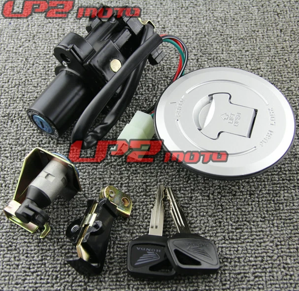 IGNITION SWITCH LOCK Gas Cap Set Lock Key For Honda XLV650 XL650
