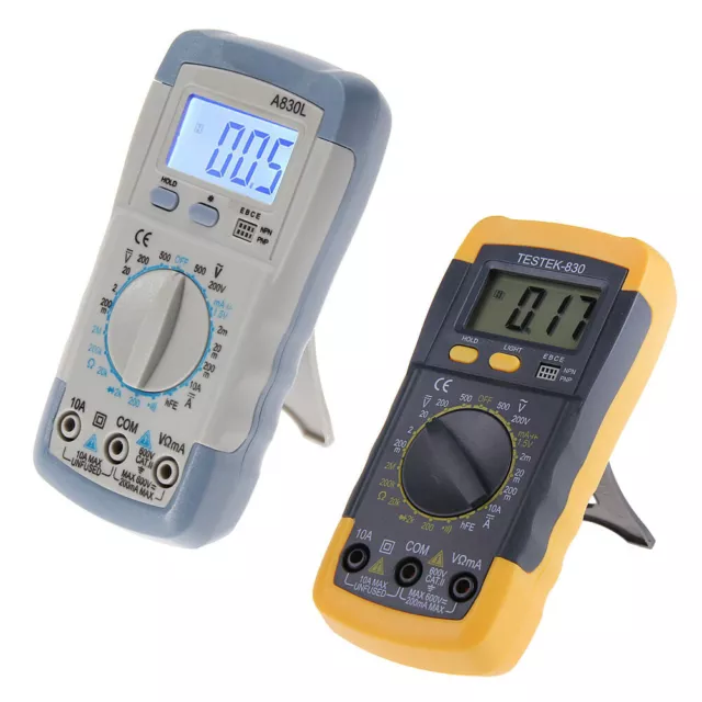 fr Electrical LCD Digital Multimeter AC DC Voltmeter Ohmmeter Multi Tester