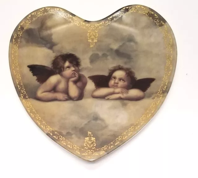 Bradford Exchange Collector Plate Thinking Of You Heart to Heart By Raphael 1995