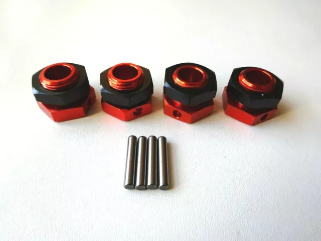 Nitro 1/8 Rc Buggy Hpi Trophy 3.5 Wheel Hex Adapters Set 101785 New