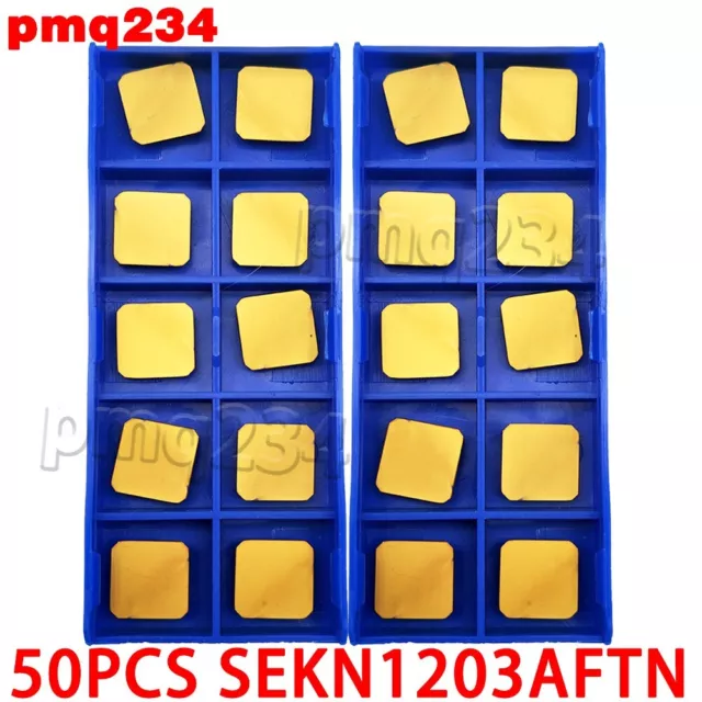 50PC SEKN1203AFTN SEKN 1203 Carbide Inserts Face Milling Inserts Tools CNC Tools 2