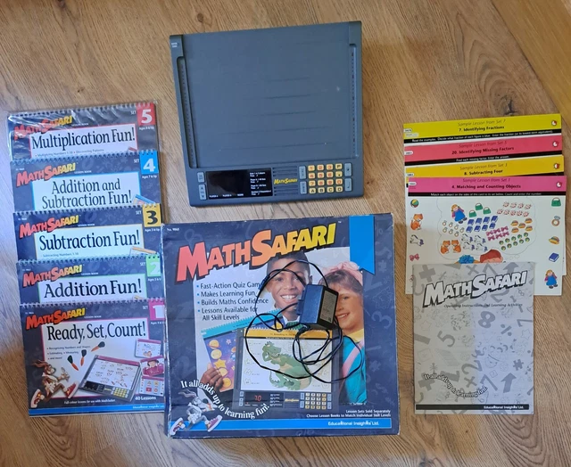 Math safari store electronic learning game