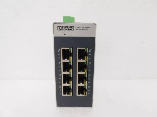 Phoenix Contact FL SWITCH SFNB 8TX Conmutador Ethernet industrial 2891002