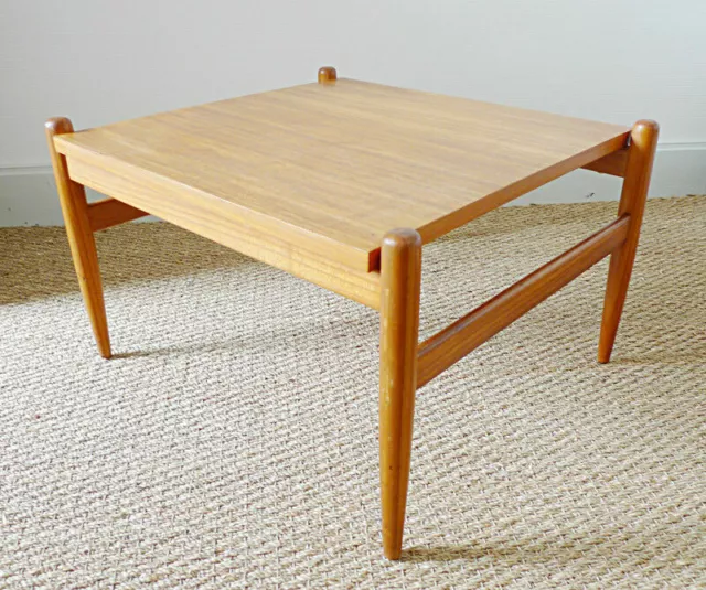 table basse scandinave vintage design 1960 en teck années 60 70 ALF SVENSSON