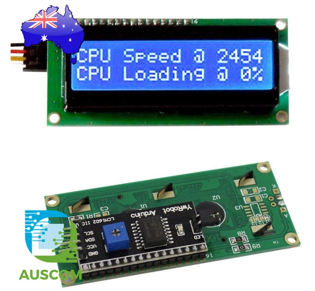 1602 16X2 LCD Display IIC/I2C/TWI/SPI Serial Interface Module For ...