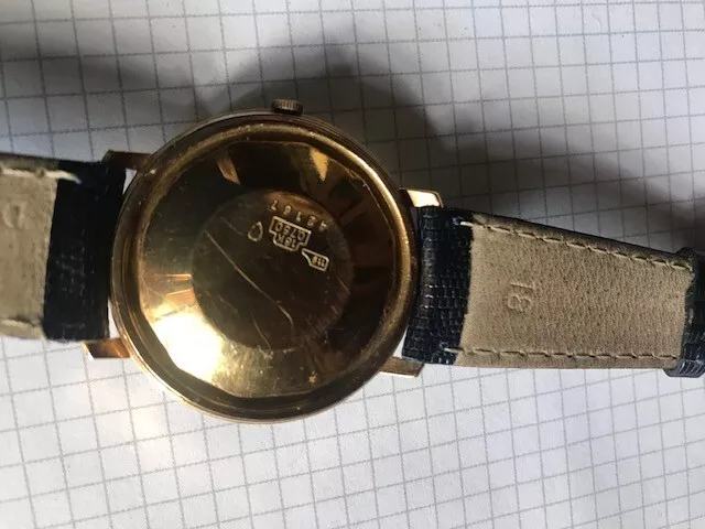 Vetta orologio uomo automatico anni 70 cassa oro 750 2