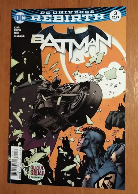 Batman #3 - DC Comics Rebirth 1st Print 2016 Series