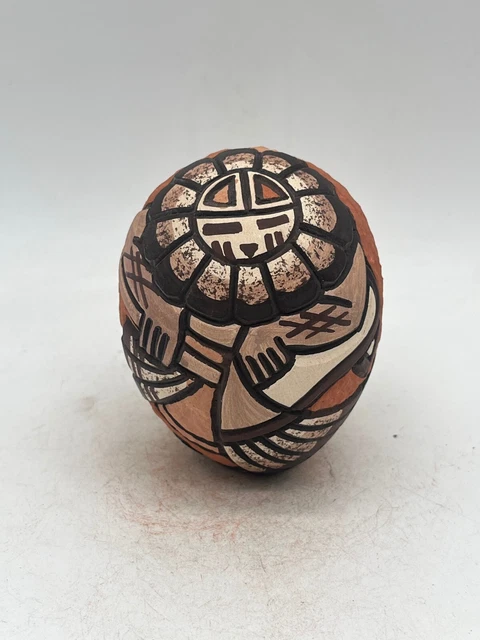 Native American Hopi Pottery Egg Carla Nampeyo Native American Hopi Pottery Egg Carla Nampeyo