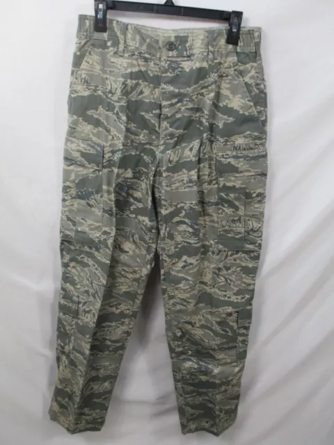 US Air Force Mens Pants 32 Regular Green Camouflage Straight Leg Cargo Pockets