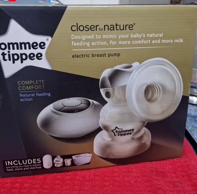 Tommee Tippee Closer to Nature Electric Breast Pump with Manual in Box