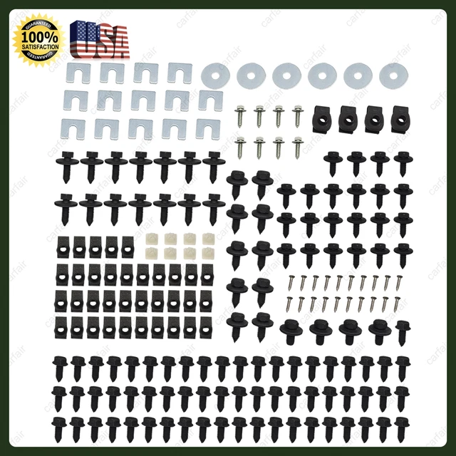 Front End Sheet Metal Hardware 206Pc Kt Chevy Buick Pontiac Olds Chevelle Camaro