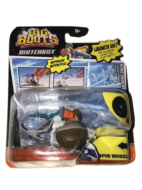 Big Boots Matchbox Motorized Motorcycle Polar Bike Pack NEW Rare HTF