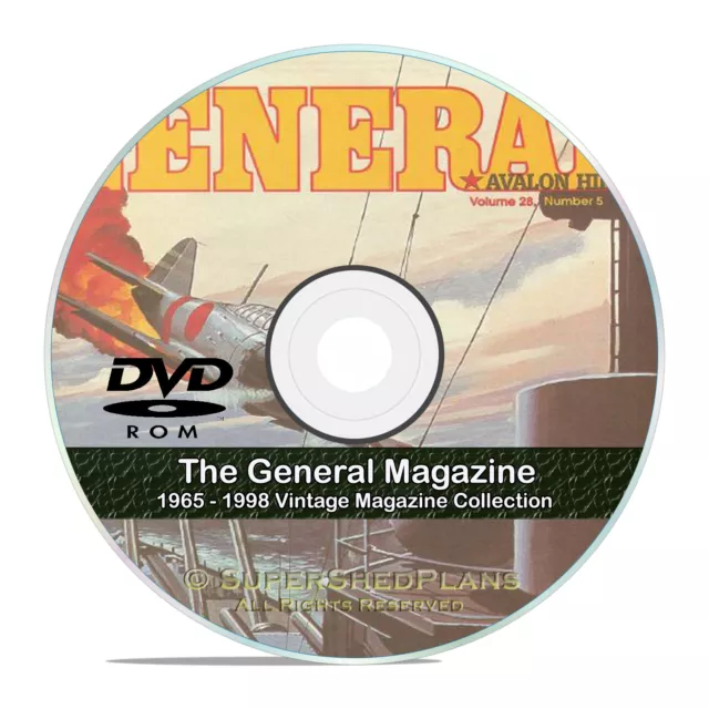 The General Magazine, Avalon Hill, All 200 Wargame Back Issues on DVD CD V39