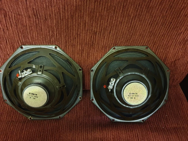 VINTAGE PAIR SONICS Alnico magnet 2½ tweeters from AS-447 speakers