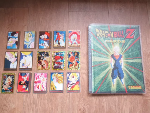 Album + gros lot 101 cartes PANINI manga DRAGON BALL Z Série 5 vert + qq 3 - DBZ