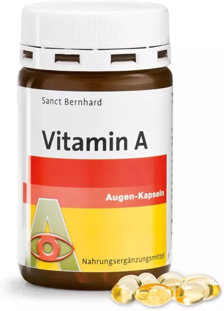 Sanct Bernhard Vitamin A-Augen-Kapseln mit 800 µg Vitamin A, 180 Kapseln