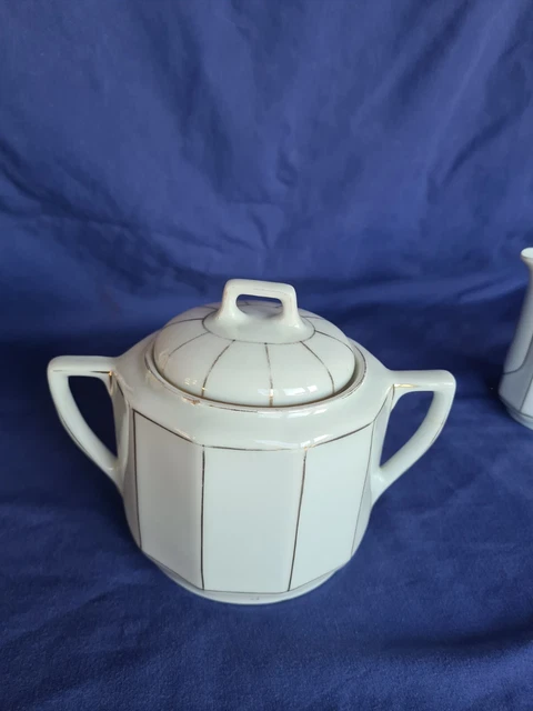 ANCIEN POT SUCRIER Couvercle Vaisselle En GRÈS Village France No Marais