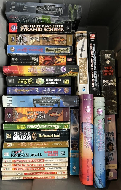 Lot of Fantasy Books Robert Jordan Choose Your Adventure Dragon And Medieval
