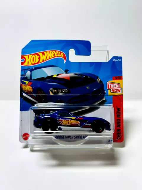 Hot Wheels 2022 Dodge Viper SRT10 ACR blau Then and Now NEU & OVP