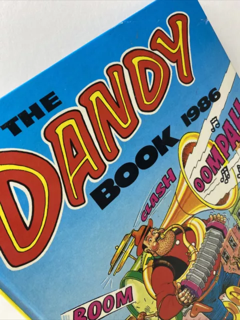 THE DANDY BOOK - CHRISTMAS ANNUAL 1986 - Vintage / Nostalgic Gifts Desperate Dan