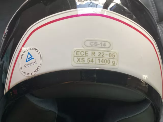 HJC Motorrad Helm Größe XS 54 1400 Gramm CS-14 2