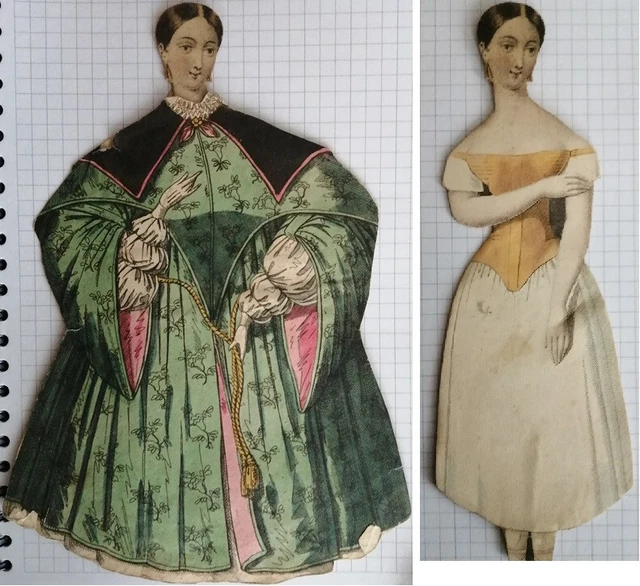 ANCIENNE MAROTTE DE modiste en carton bouilli (fin XIXème début XXème