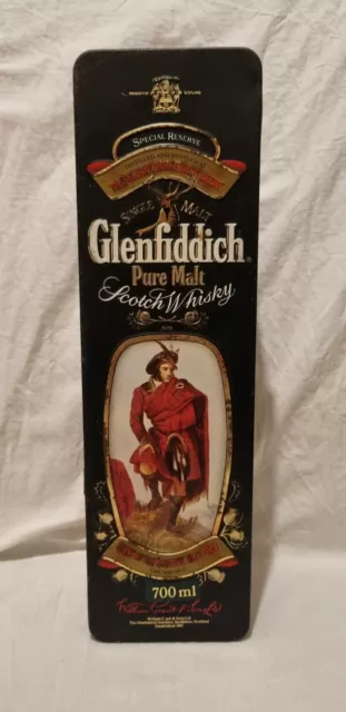 Vintage Tin Glenfiddich Malt Wiskey No8