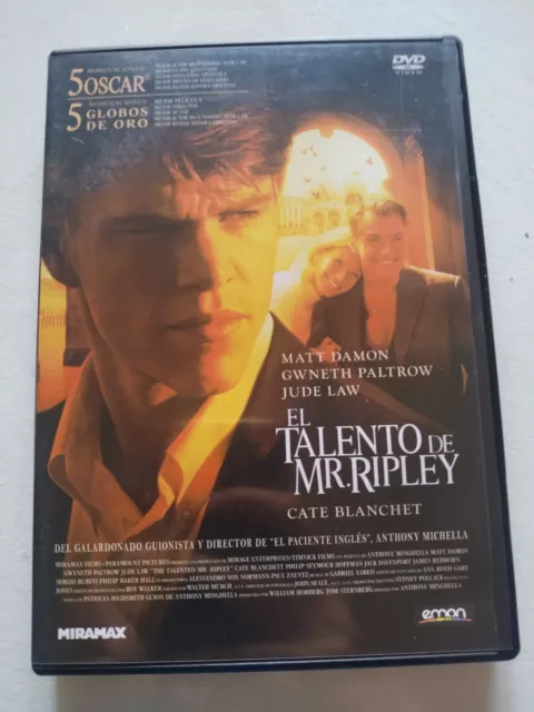 El Talento de Mr Ripley Matt Damon Paltrow - DVD Español Ingles Region 2 Am