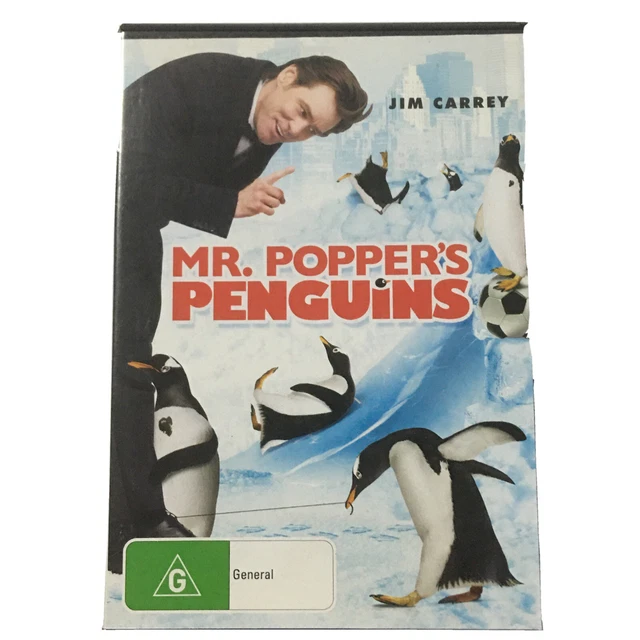 POPPER'S PENGUINS (DVD, 2011) Region Jim Carrey