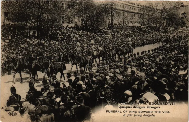 CPA PARIS Funeral of His Majesty Adouard VII Delegates (305446)