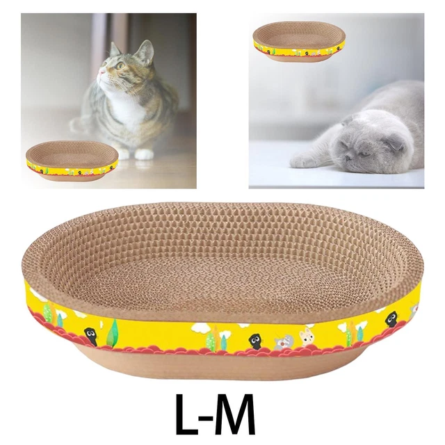 Pet Cat Scratcher Bowl Cat  Training Toy Cat Scratch Pad Nid Prévenir les