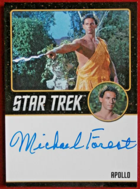 STAR TREK TOS 50. - MICHAEL FOREST - LIMITIERTE EDITION handsignierte Autogrammkarte