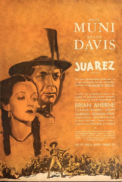 Bette Davis - Juarez (1939) - 8 1/2 X 11