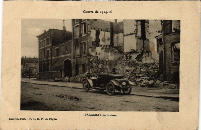 CPA MILITAIRE Baccarat en Ruines (316208)