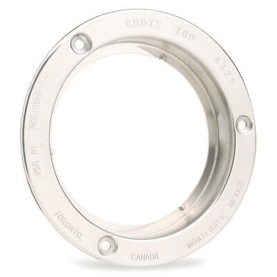 Grote 43253 4"SS,THEFT-RESISTANT FLANGE FOR 4" LAMPS